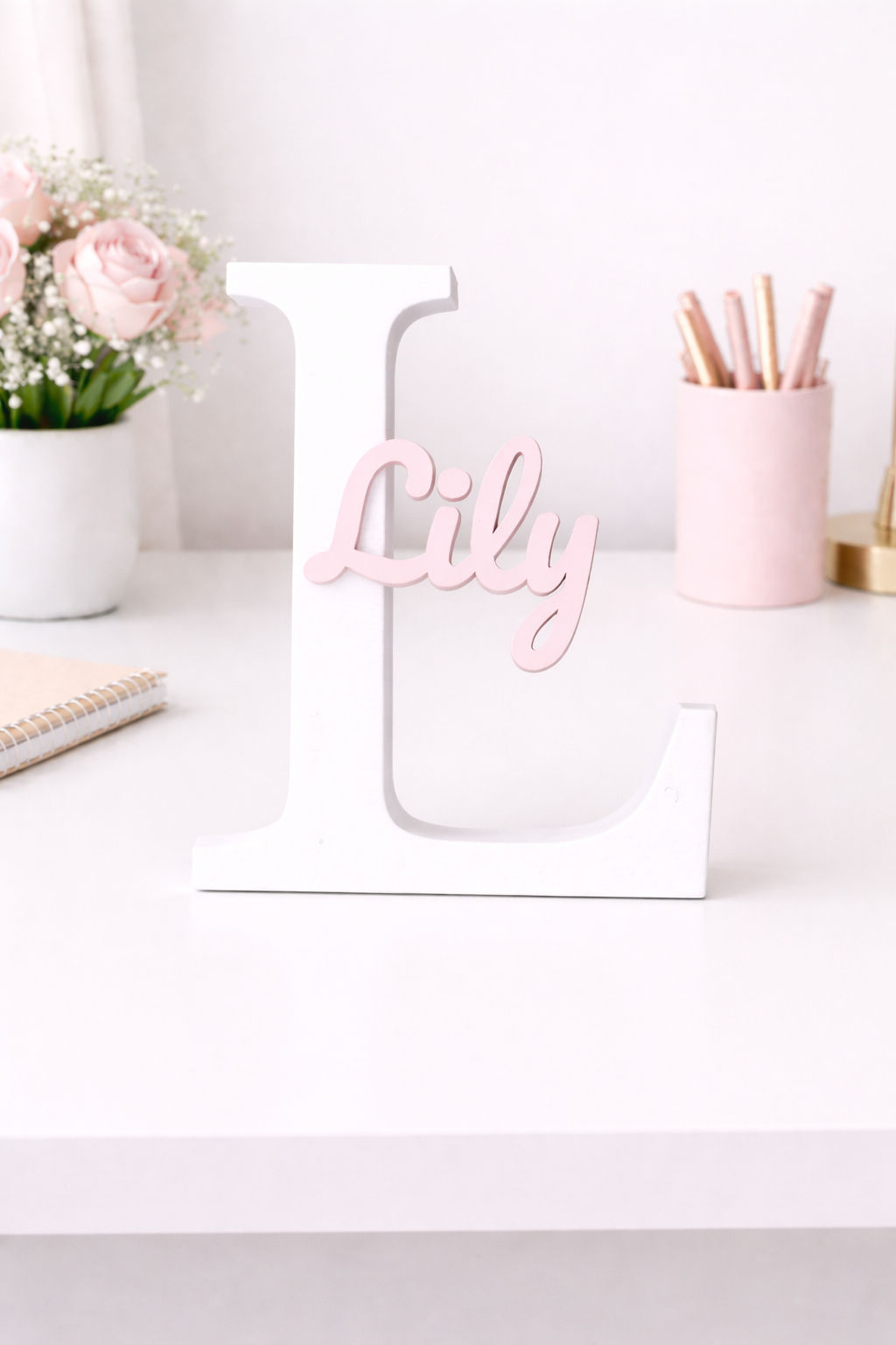 Lettre décorative personnalisée 14cm