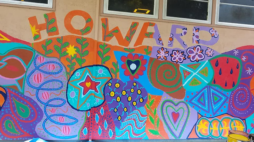 Howard Elementary Peace Dance Mural
