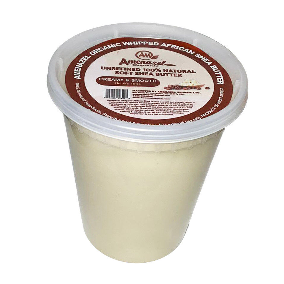 Thumbnail: Amenazel Organic Unrefined 100% Natural Soft Shea Butter - Creamy & Smooth