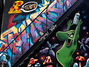 The reflecting pool and Toronto sign at Nathan Philips Square