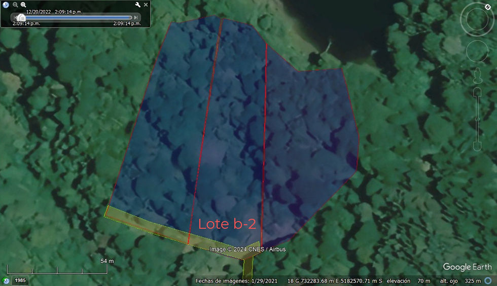 Miniatura: Parcela con orilla de lago Puerto Ramirez b-2