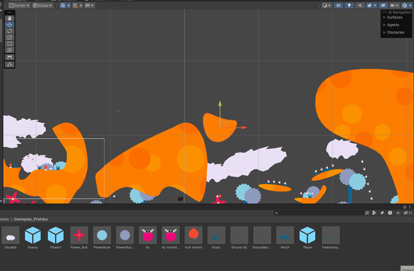 Locoroco creating level fast.gif