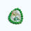 Thumbnail: Jade healing gemstone bracelet on a large diamond front view