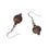 Thumbnail: Amethyst Mist Lampwork Bead Earrings