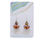 Thumbnail: Lampwork bead earrings on earring card