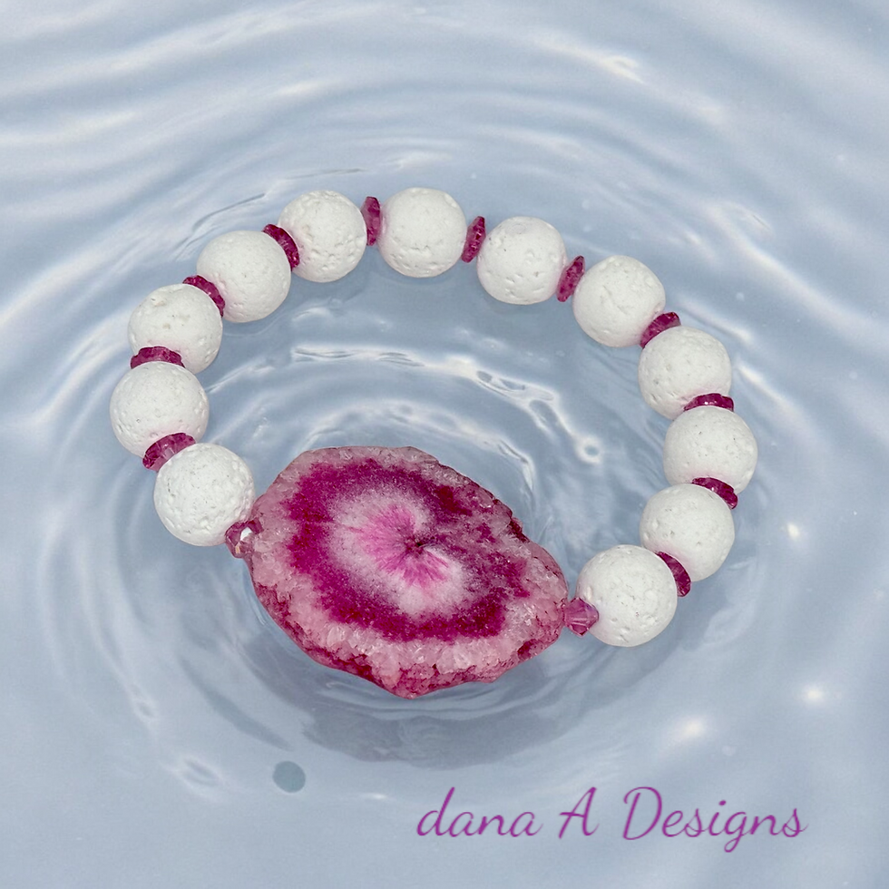 Thumbnail: Gemstone bracelet floating in water