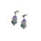 Thumbnail: Lampwork bead sugar bead earrings