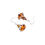 Thumbnail: Lampwork bead earrings