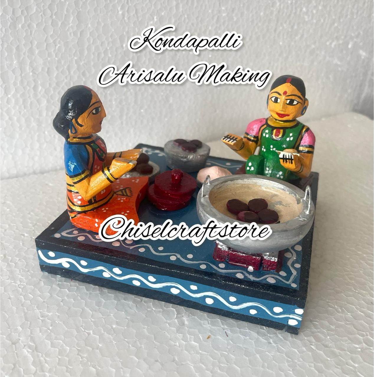 Kondapalli sweets making ladies