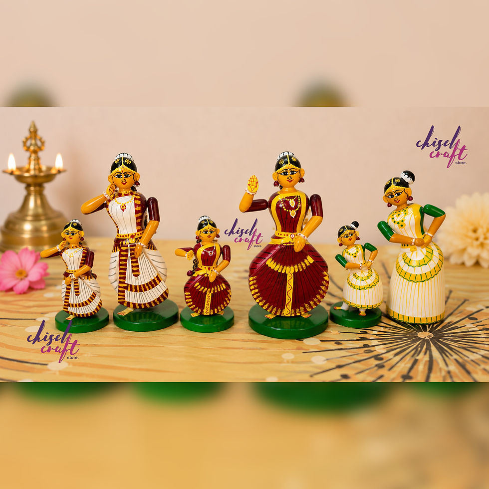 Thumbnail: Etikoppaka Bharatanatyam Small (each)