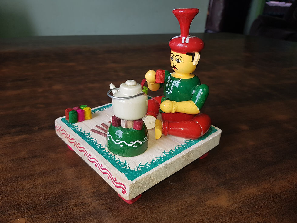 Thumbnail: Etikoppaka Man Preparing  Chai