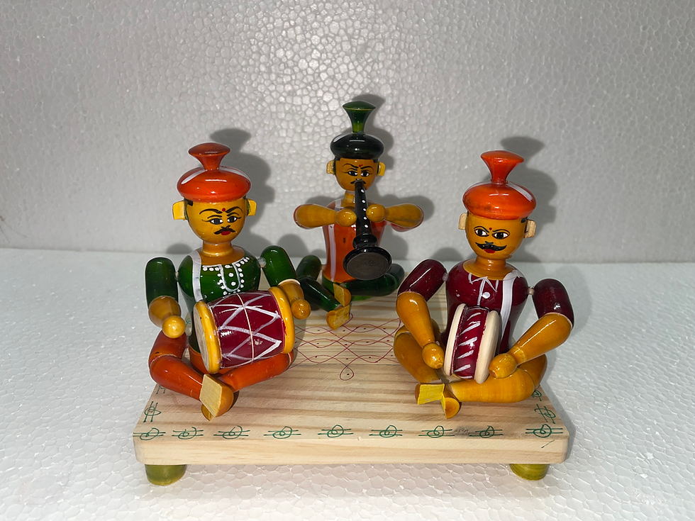 Thumbnail: Etikoppaka 3 piece Bandset