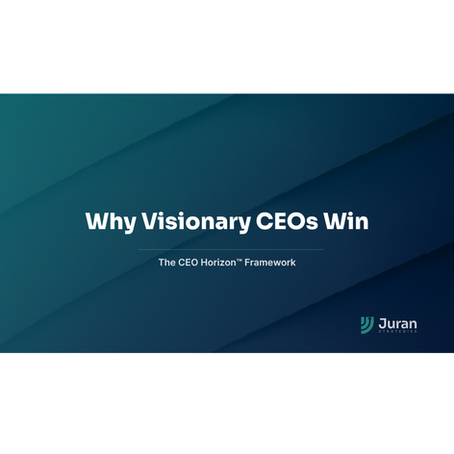 Why Visionary CEOs Win: The CEO Horizonâ„¢ Framework