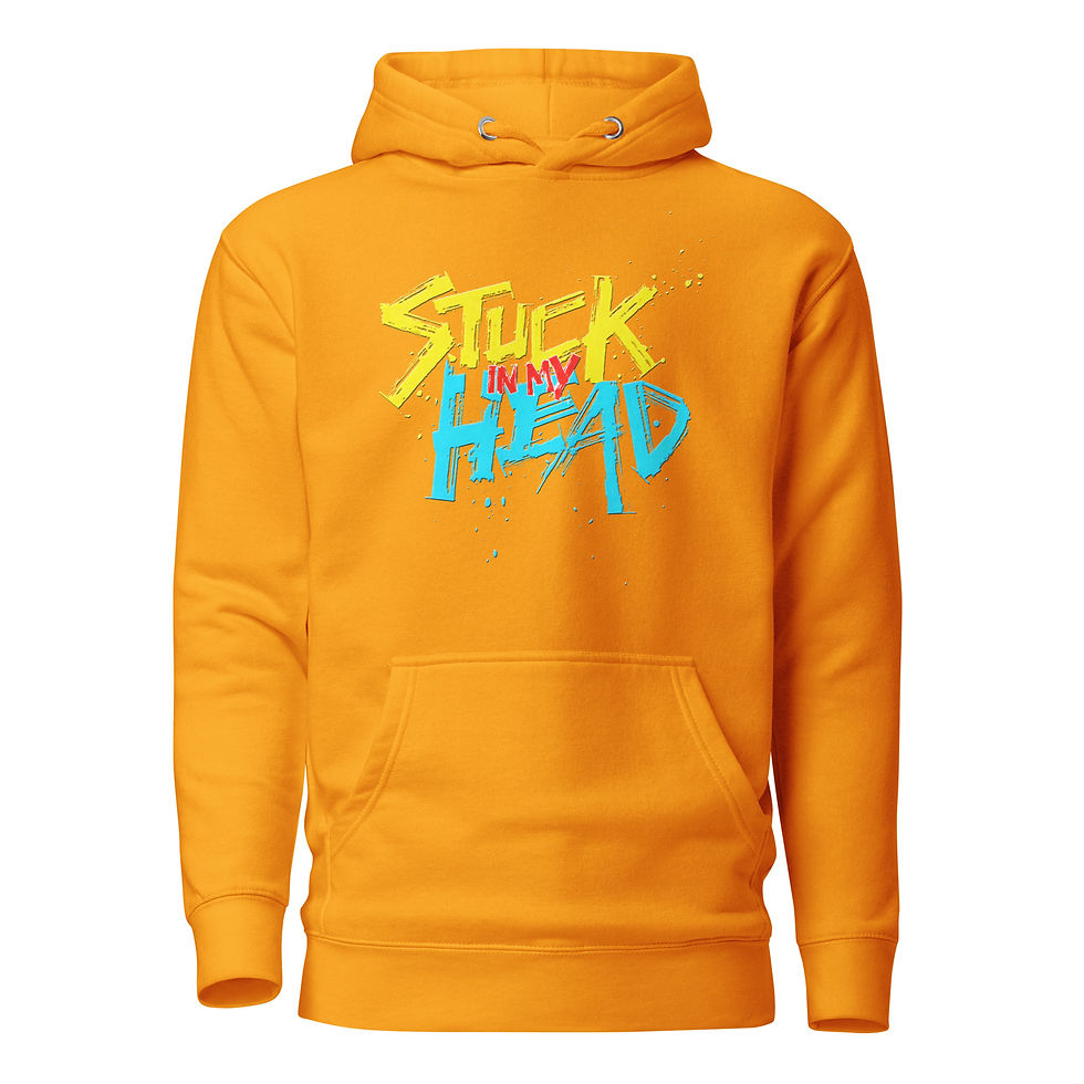 Thumbnail: Stuck In My Head Tiki Paint Unisex Hoodie