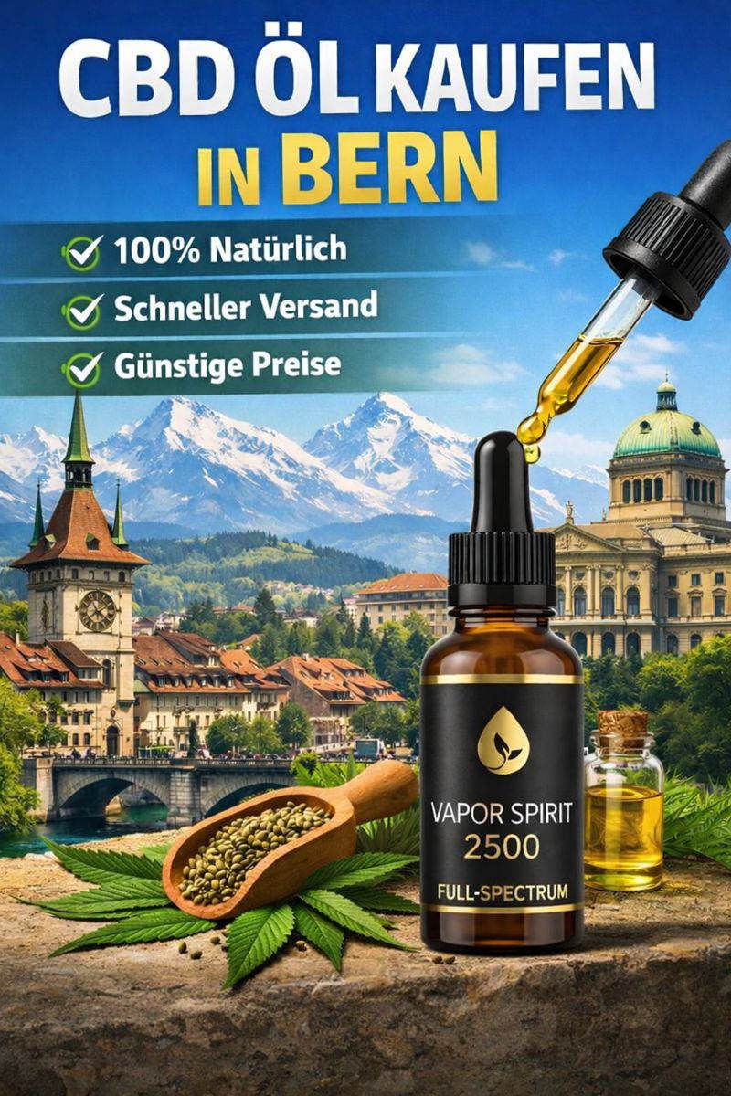 CBD Öl Bern aus der Schweiz mit geprüftem CBD Gehalt
