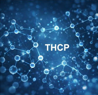 Abstrakte Darstellung der Cannabinoidforschung und chemischen Einordnung von THCP
