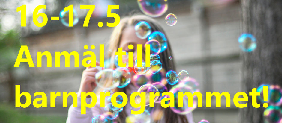 16-17.5 Kom Helige Ande / Barnprogram