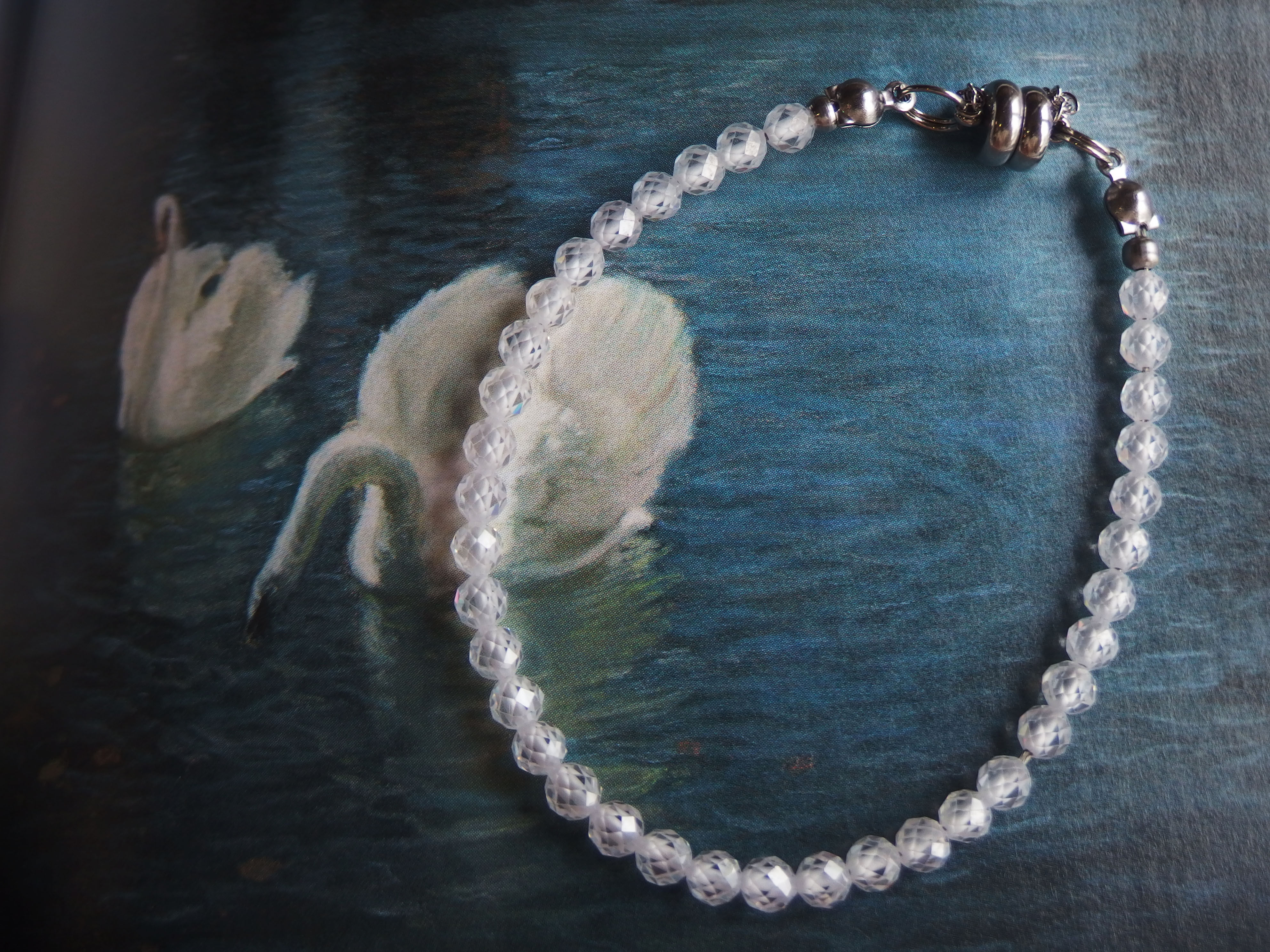 ホワイトキュービックジルコニア bracelet