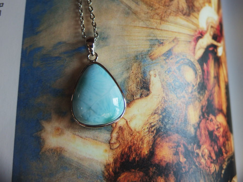 高品質ラリマーnecklace【silver925素材】 | Gems