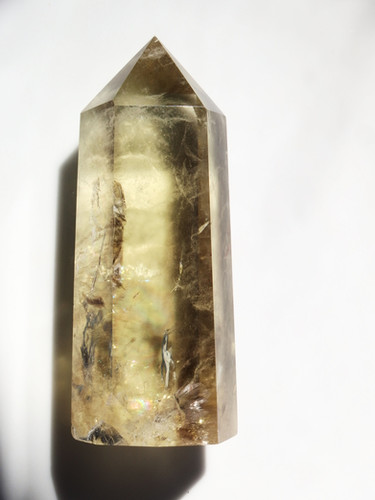 レインボー入り・天然シトリン六角柱 ②【限定品】 | Gems