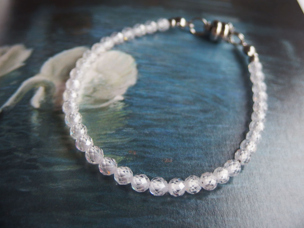 Thumbnail: ホワイトキュービックジルコニア bracelet