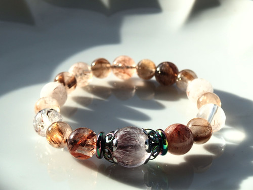 ブラジル産スーパーセブン13mmとタイガールチルクォーツ9mm ① | Gems