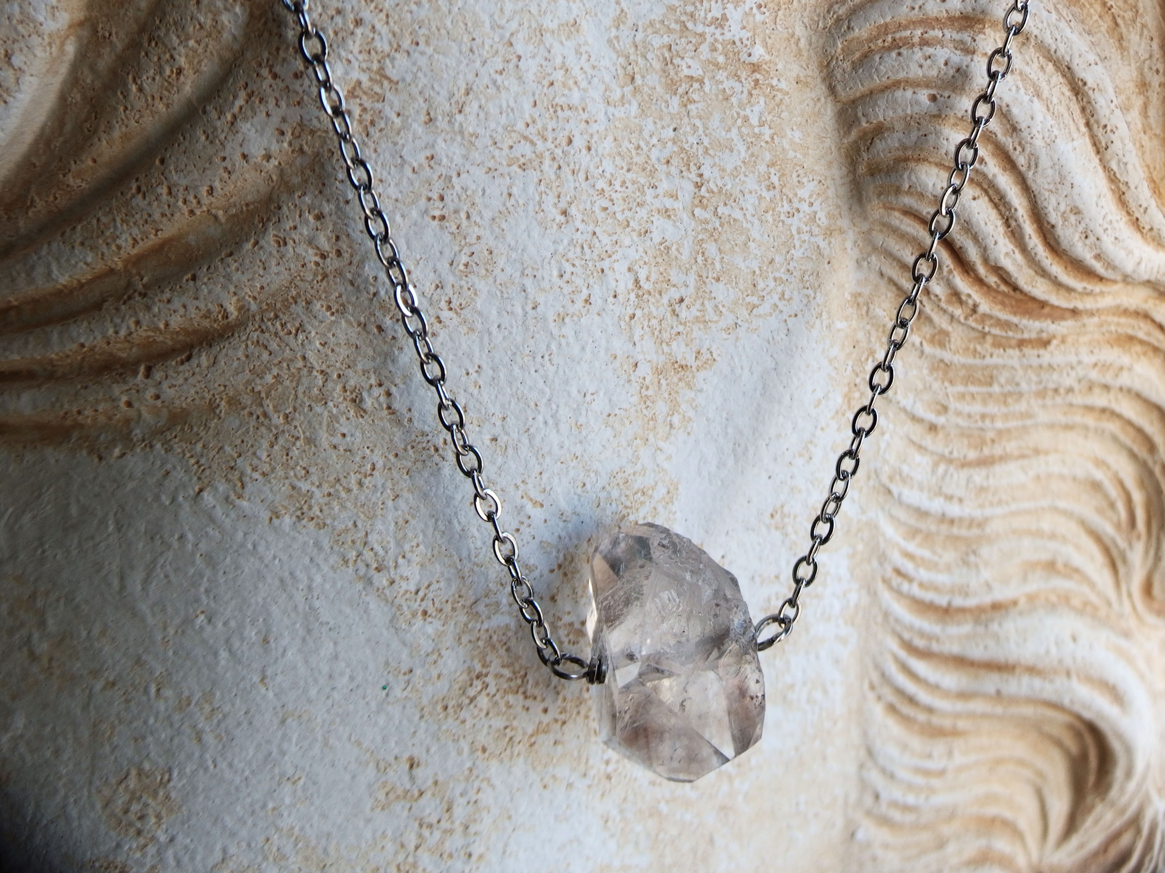 ハーキマーダイヤモンド【チェーンネックレス】