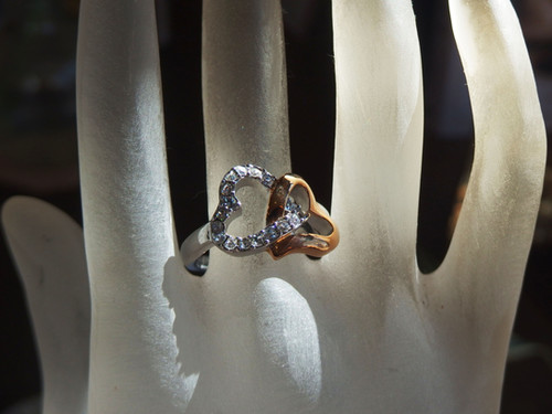 ハート型 304ステンレス製リング【16号】 | Gems