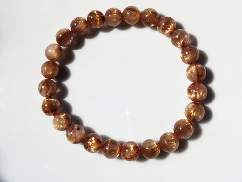 高品質ゴールデンタイチンルチルクォーツ8mm | Gems