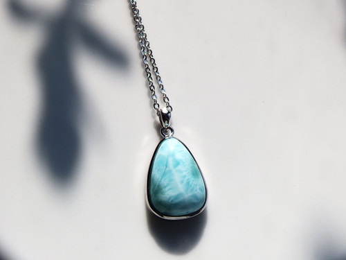 高品質ラリマーnecklace【silver925素材】 | Gems