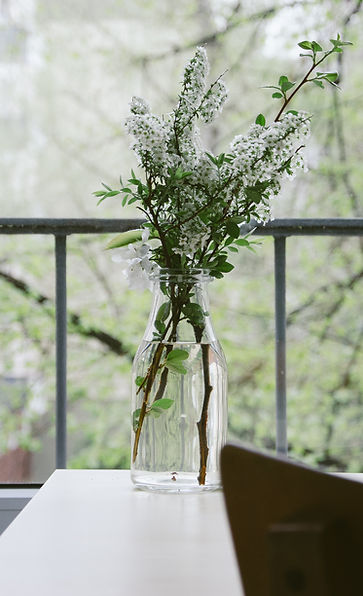 Flowers on a balcony