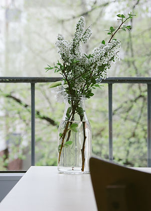 Flowers on a balcony
