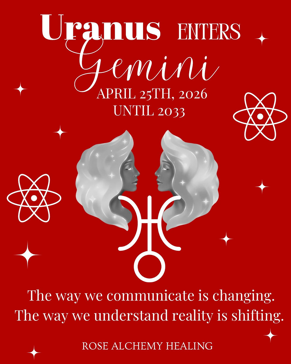 ✨ Uranus enters Gemini - April 25th, 2026 - 2033