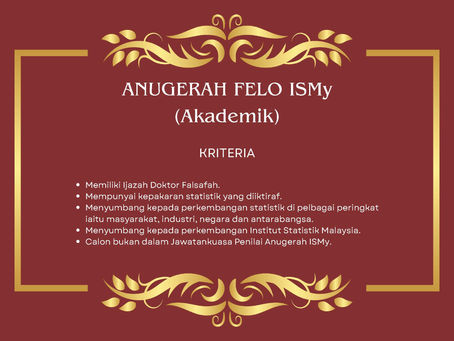 Anugerah Institut Statistik Malaysia 2025