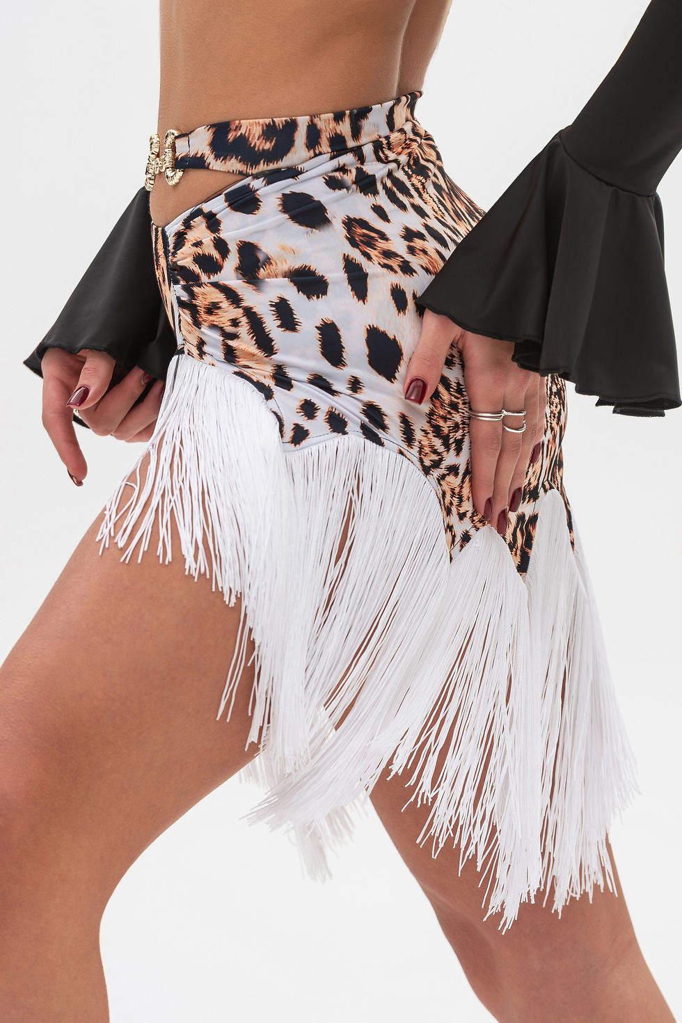 Миниатюра: Юбка "NEW fringe" Leopard