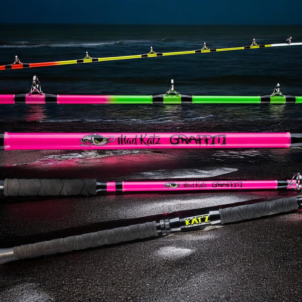 Thumbnail: Madkat Graffiti 7'6" One-Piece Heavy Action Rod