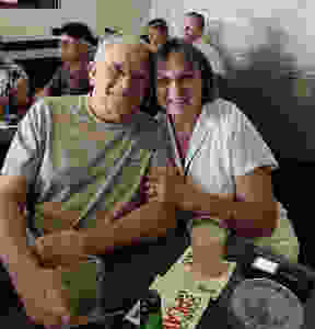 Dad and MY Biggest Cheerleader