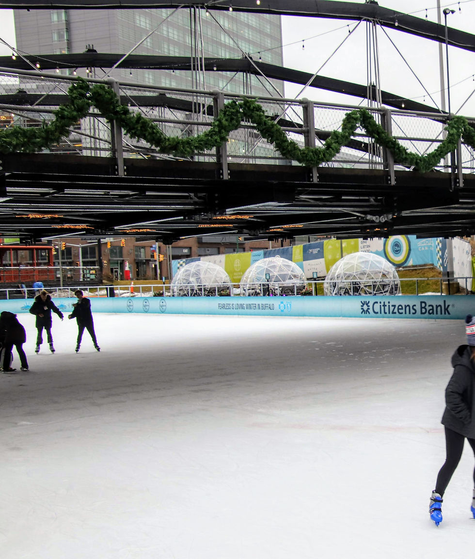 Igloos Canalside Buffalo, NY