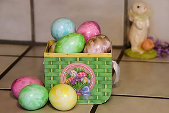 My Artful Basket of Easter Eggs