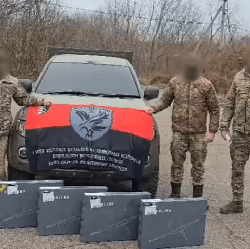 4 Starlink для роти безпілотників 30 ОМБр