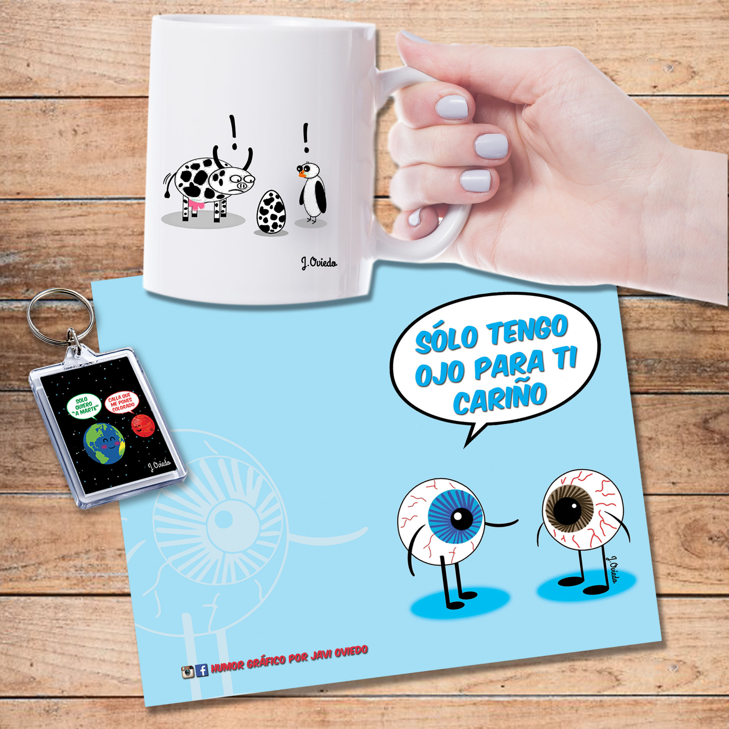 PACK COMPLETO (TAZA+LLAVERO+POSTAL)