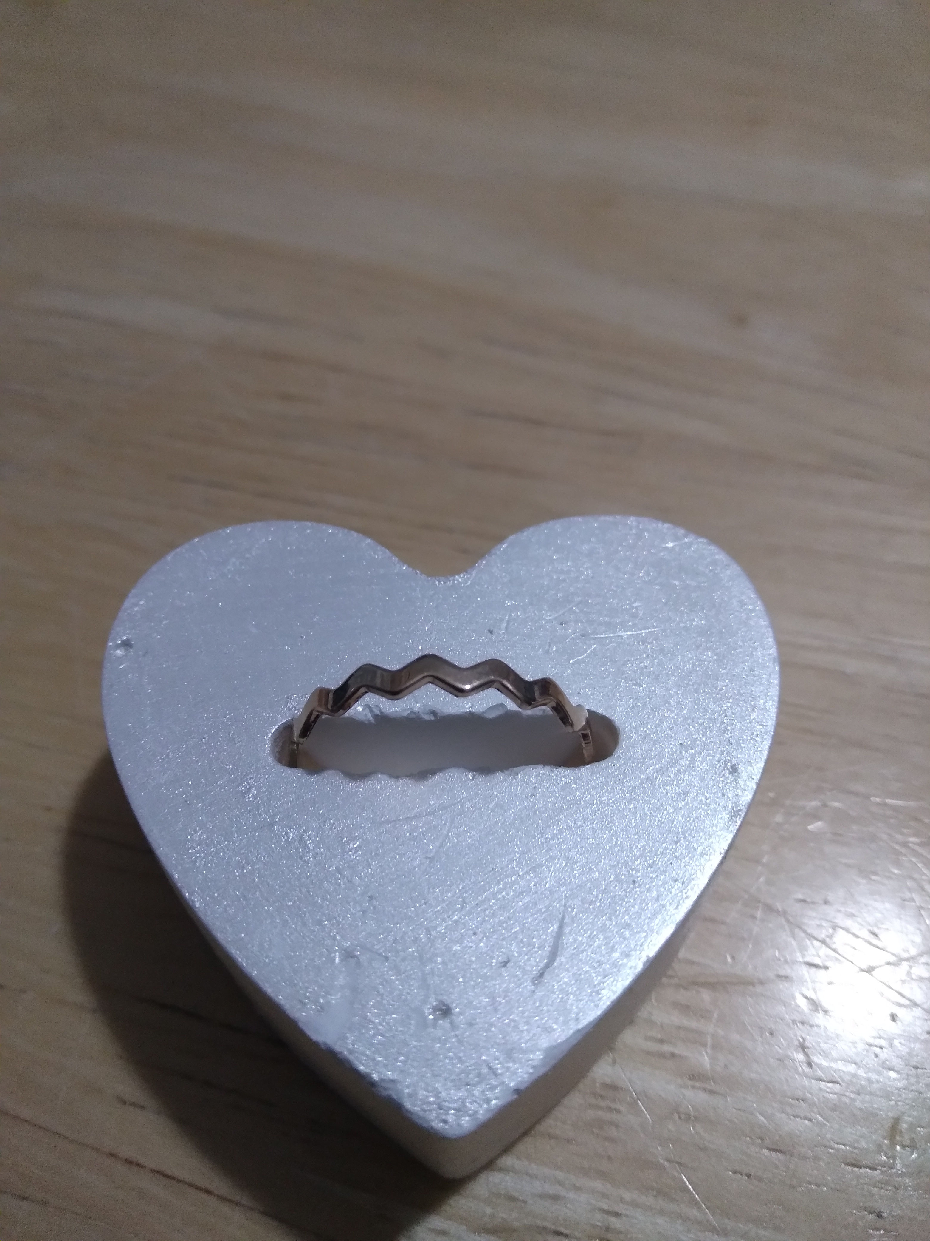 Open Backed Gold Wiggle