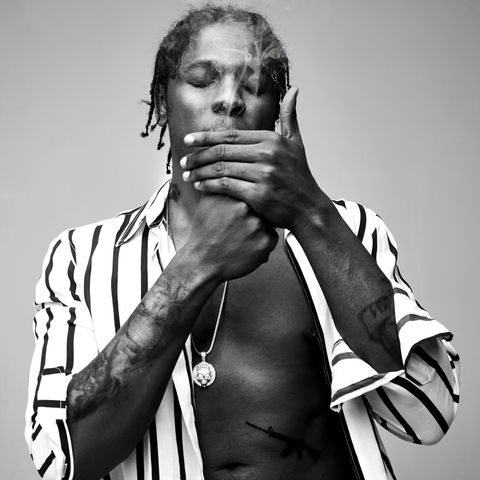 Runtown (Douglas Jack Agu) is a Nigerian singer, songwriter, and producer known for blending Afrobeats, R&B, and hip-hop. He gained fame with "Gallardo" (2014) and the global hit "Mad Over You" (2016). His debut album, Ghetto University, featured top collaborations, and he later launched Soundgod Music Group. With projects like Tradition (2019) and Signs (2022), Runtown continues to shape Afrobeats with his unique sound and artistry.