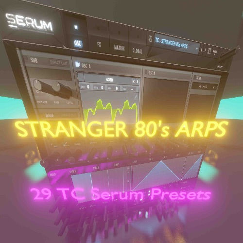 Thumbnail: 29 TC Stranger 80’s Arpeggiator Serum Presets