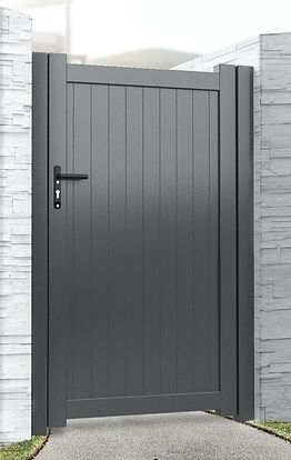 Aluminium Pedestrian Gate in many styles