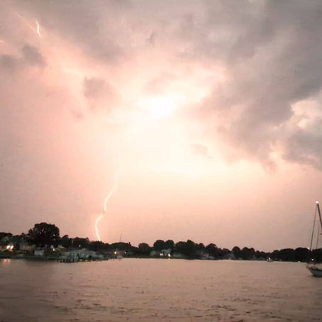 That Night the Moon Disappeared: Sailing Through a Lightning Storm