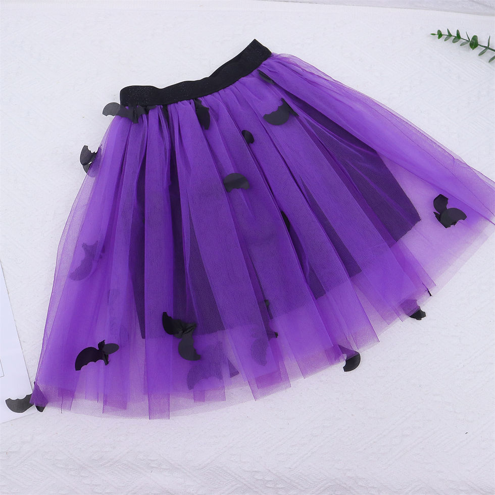 Purple Halloween skirt