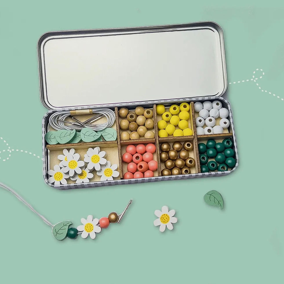 Miniature : Cotton Twist Daisy Bracelet Kit