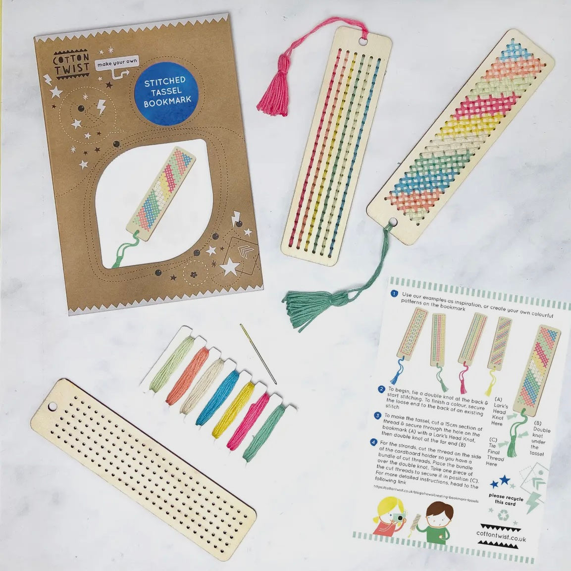 Make your own stitched book mark 