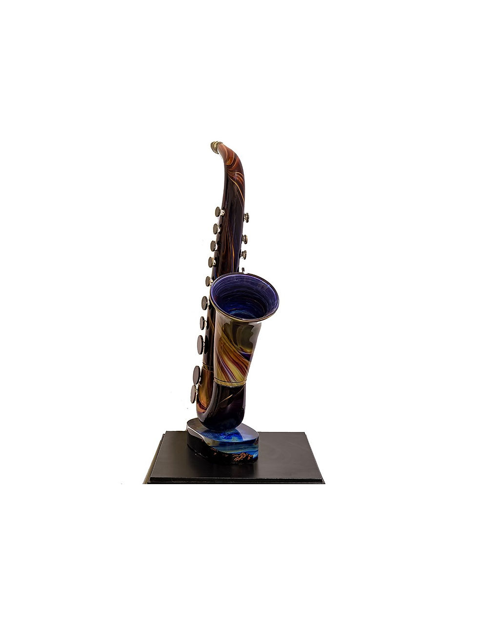 Murano Glass CHALCEDONY Saxophone by Andrea Tagliapietra 1